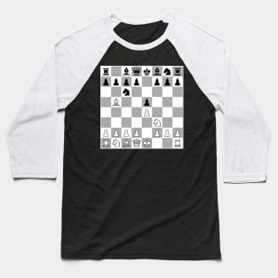 Chess Opening Ruy Lopez Spanish Game Player 1.E4 Baseball T-Shirt